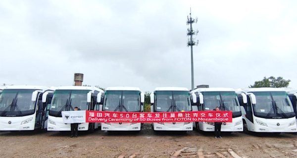 50 Foton buses successfully delivered to Mozambican customer