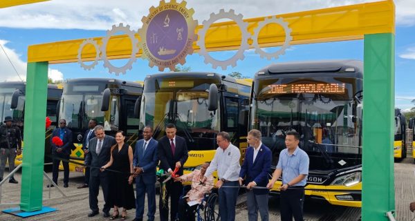 Golden Dragon buses made in China amaze the streets of Jamaica